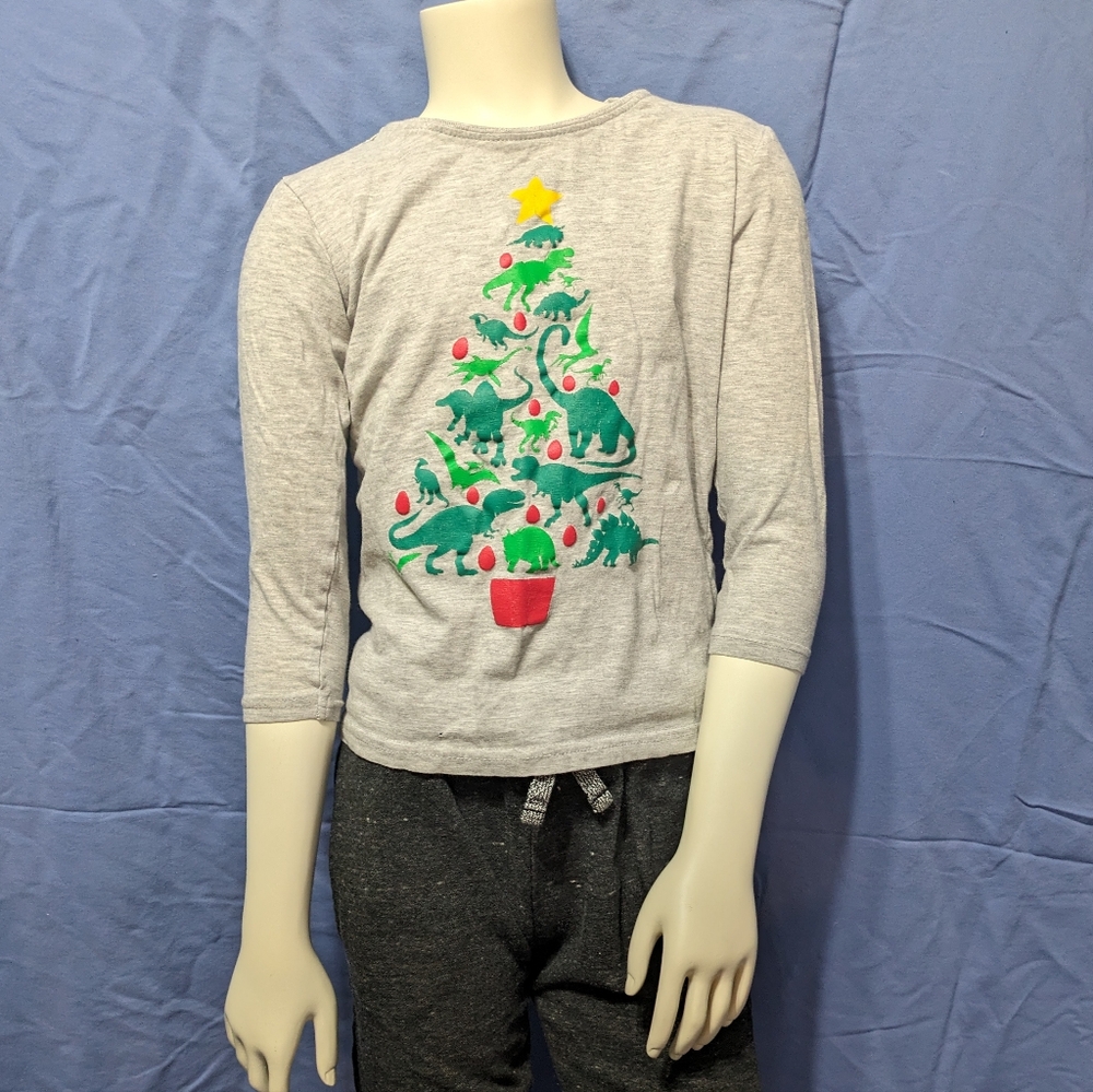 Dinosaur Christmas Tree Shirt